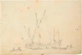 Willem van de Velde d.J., Grosses Fischerboot, Circa 1680, Chalk on laid paper