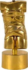 Mini David by Miguel Ortiz Berrocal, 1969, Brass and lapis lazuli, sold Sep 2024