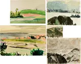 Hans Berger, Sammelnummer von 5 Landschaften