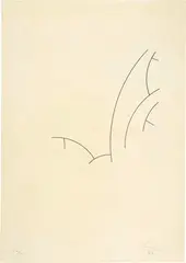 Max Bill, Komposition, 1944, Lithograph on laid paper