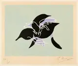 Georges Braque, L'Essor. I, 1961, Colour lithograph on wove paper Arches with watermark