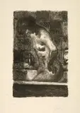 Pierre Bonnard, Femme debout dans sa baignoire, 1925, Lithograph on Similijapan