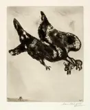 Marc Chagall, Blatt 17, 20, 29, 30, 31, 71 und 72 aus "Fables", 1927-1930, printed 1952, Etchings on Montval laid paper