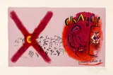 Marc Chagall, Couverture pour "Chagall Lithographe II", 1963, Colour lithograph on wove paper Arches with watermark