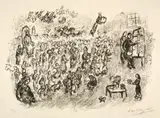 Marc Chagall, Le Monde de la Bible, 1975, Lithograph