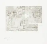 Eduardo Chillida, Enda III, 1976, Drypoint on BFK Rives wove paper with watermark