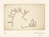 Eduardo Chillida, Articulation II, 1962, Etching on wove paper BFK Rives