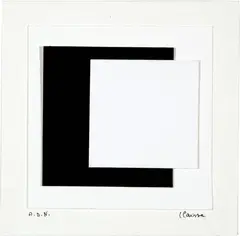 Geneviève Claisse, A.D.N., 1972, Gouache and collage