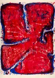 Sam Francis, Blue Blood Stone, 1960, Colour lithograph on wove paper BFK with watermark