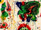 Sam Francis, For Miró II, 1963, Colour lithograph on BFK Rives wove paper with watermark