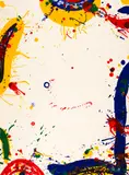 Sam Francis, Upper Yellow II, 1964, Colour lithograph on wove paper BFK with watermark