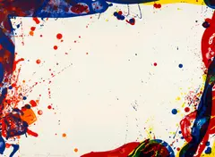 A Sail by Sam Francis, 1969, Colour lithograph on wove paper BFK, sold Sep 2024
