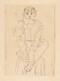 Karl Geiser, Guido, Around 1929, Etching