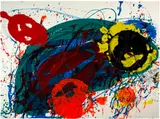 Sam Francis, For Thirteen, 1989, Signed and numbered "Sam Francis 110/115" in pencil by the artist lower right, titled "for 13" on the left