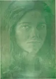 Franz Gertsch, Dominique, 1997, Colour Serigraph mounted on thin foam board