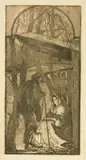Giovanni Giacometti, Natale, 1898, Etching