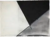 Patrick Gourley, Semaphore 15, 1988, Oil, wax and charcoal on wove paper "ARCHES"