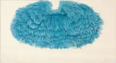 Alfred Hofkunst, Besen, 1992, Colour offset and broom handle