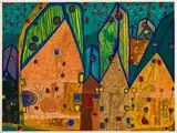 Friedensreich Hundertwasser, Häuser im Blutregen