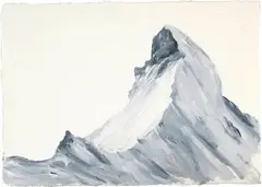 Alois Lichtsteiner, Matterhorn, 2003, Oil on wove paper
