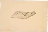 Pablo Picasso, Visage, 1958, Drypoint on celluloid on laid paper with watermark "AUVERGNE"
