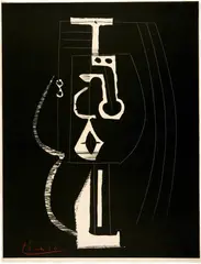 Composition by Pablo Picasso, 17858, Lithograph on wove paper with watermark "Arches", sold Sep 2024