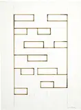 Vaclav Pozarek, Ohne Titel (Fassade), Around 1986, Watercolour over preparatory drawing in pencil on drawing paper with watermark "Disegno Raffaello"