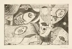 Hans Reichel, 5 Radierungen, 1922, Etching and drypoint on wove paper
