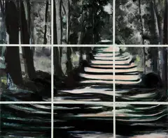 Kotscha Reist, Historia Natura 6, 2018, Oil on canvas