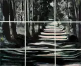 Kotscha Reist, Historia Natura 6, 2018, Oil on canvas