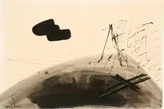 Sonia Sekula, I feel..., 1961, Brush and pen in Indian ink on wove paper
