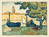 Paul Signac, Saint-Tropez II, 1894, Colour lithograph on wove paper
