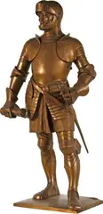 Karl Stauffer-Bern, Adrian von Bubenberg - Modell, 1888/1890 (design), cast posthumously, Bronze