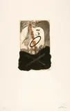 Antoni Tàpies, Tête de mort et trois. - U no és ningù, 1976 and 1979 respectively, Colour carborundum etchings