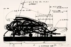 Grafik 1 zu "Hannibal II" by Jean Tinguely, 1970, Serigraph on thin cardboard, sold Sep 2024