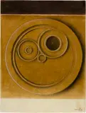 Otto Tschumi, Staunender, 1971, Pastel chalk on laid paper