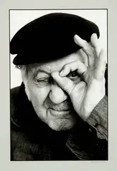 Bryan Wharton, Pietro Annigoni, 1987, Photograph
