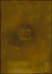 Oscar Wiggli, Ohne Titel, Embossing on brass plate