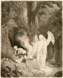 Ferdinand Bol, Giedeons Opfer, After 1641, Etching on laid paper