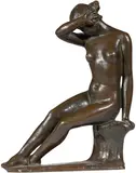 Aristide Maillol, Femme assise le bras replié autour de la tête (se voilant les yeux) - Jeune fille se voilant les yeux