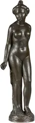 Baigneuse debout, deuxième version by Aristide Maillol, Before 1902, cast from 1907, Bronze, sold Jun 2023