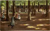 Max Liebermann, Schulgang in Laren, 1898, Oil on canvas
