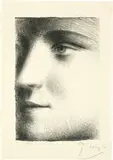 Pablo Picasso, Visage de Marie-Thérèse, 1928, Lithograph
