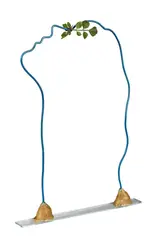 Markus Raetz, Ohne Titel (Blaues Profil), Hammer price