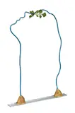 Markus Raetz, Ohne Titel (Blaues Profil)