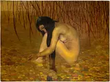 Félix Vallotton, Baigneuse aux roseaux, 1895, Oil on canvas