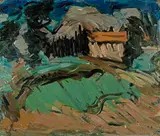 Hans Berger, Paysage de Provence, Circa 1913, Oil on canvas