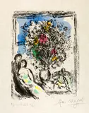 Marc Chagall, La petite fenêtre, 1974, Colour lithograph