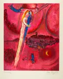 Marc Chagall, Le cantique des cantiques, 1975, Colour lithograph