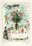 Marc Chagall, La table des amants, November 1983, Colour lithograph